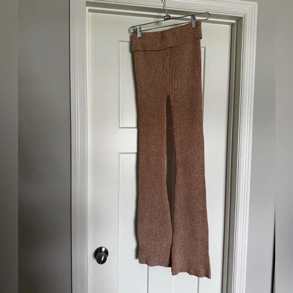 Aerie foldover ribbed  sweater leggings size small - Picture 2 of 5